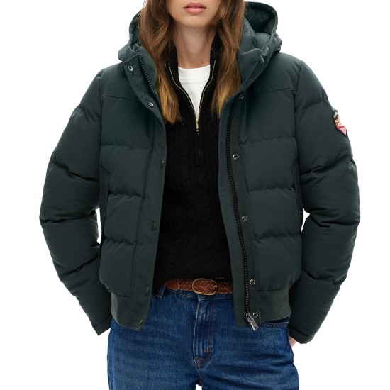 D2 OVIN EVEREST HOODED BOMBER JKT ΜΠΟΥΦΑΝ ΓΥΝΑΙΚΕΙ