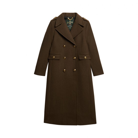 D3 STUD DOUBLE BREASTED WOOL COAT ΜΠΟΥΦΑΝ ΓΥΝΑΙΚΕΙ