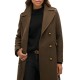 D3 STUD DOUBLE BREASTED WOOL COAT ΜΠΟΥΦΑΝ ΓΥΝΑΙΚΕΙ