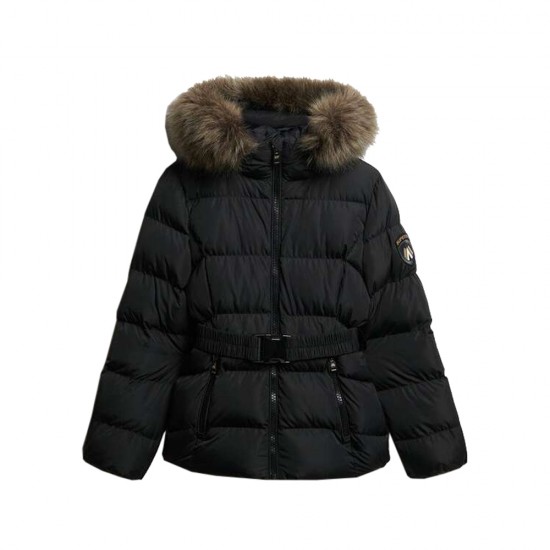 D2 OVIN FUJI BELTED PUFFER ΜΠΟΥΦΑΝ ΓΥΝΑΙΚΕΙΟ
