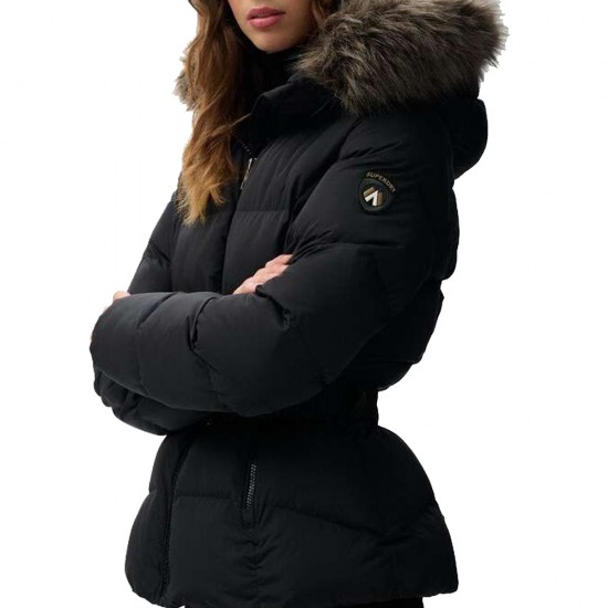 D2 OVIN FUJI BELTED PUFFER ΜΠΟΥΦΑΝ ΓΥΝΑΙΚΕΙΟ