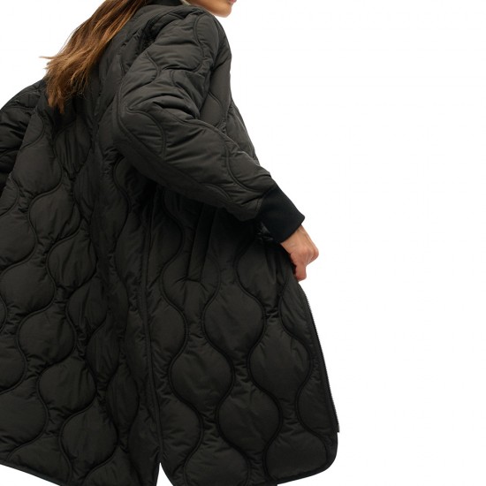 D1 STUD LONG QUILTED LINER JACKET ΜΠΟΥΦΑΝ ΓΥΝΑΙΚΕΙ