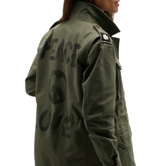 D3 OVIN EMBELLISHED FIELD JACKET ΜΠΟΥΦΑΝ ΓΥΝΑΙΚΕΙΟ