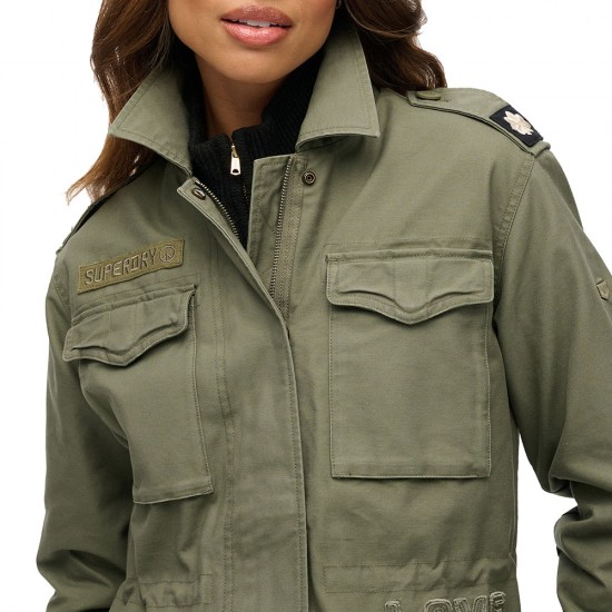 D3 OVIN EMBELLISHED FIELD JACKET ΜΠΟΥΦΑΝ ΓΥΝΑΙΚΕΙΟ