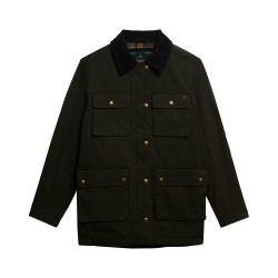 D3 OVIN WAX JACKET ΜΠΟΥΦΑΝ ΓΥΝΑΙΚΕΙΟ