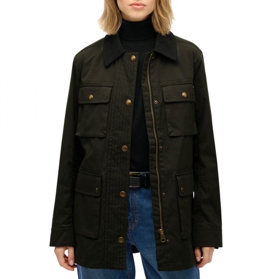 D3 OVIN WAX JACKET ΜΠΟΥΦΑΝ ΓΥΝΑΙΚΕΙΟ D3 OVIN WAX JACKET ΜΠΟΥΦΑΝ ΓΥΝΑΙΚΕΙΟ