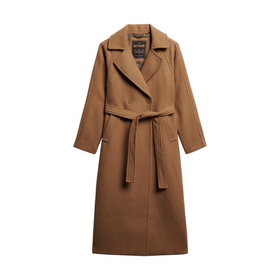 D3 STUD RELAXED LONG WOOL COAT ΜΠΟΥΦΑΝ ΓΥΝΑΙΚΕΙΟ D3 STUD RELAXED LONG WOOL COAT ΜΠΟΥΦΑΝ ΓΥΝΑΙΚΕΙΟ