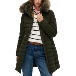 D2 OVIN FUJI FAUX FUR HOOD MID LENGTH ΜΠΟΥΦΑΝ ΓΥΝΑ