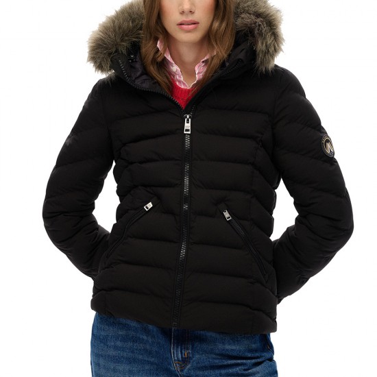 D2 OVIN FUJI FAUX FUR HOOD PADDED JKT ΜΠΟΥΦΑΝ ΓΥΝΑ D2 OVIN FUJI FAUX FUR HOOD PADDED JKT ΜΠΟΥΦΑΝ ΓΥΝΑ