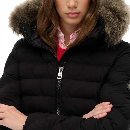 D2 OVIN FUJI FAUX FUR HOOD PADDED JKT ΜΠΟΥΦΑΝ ΓΥΝΑ D2 OVIN FUJI FAUX FUR HOOD PADDED JKT ΜΠΟΥΦΑΝ ΓΥΝΑ