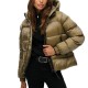 D1 SDSW HOODED LUXE SPORTS PUFFER ΜΠΟΥΦΑΝ ΓΥΝΑΙΚΕΙ D1 SDSW HOODED LUXE SPORTS PUFFER ΜΠΟΥΦΑΝ ΓΥΝΑΙΚΕΙ