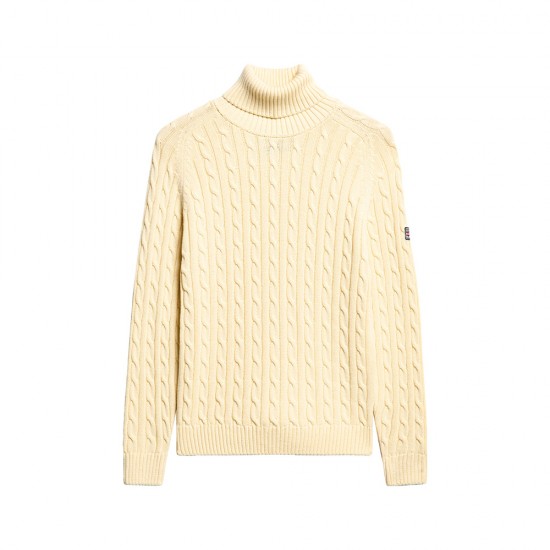 SLOUCHY CABLE ROLL NECK ΠΛΕΚΤΟ ΓΥΝΑΙΚΕΙΟ SLOUCHY CABLE ROLL NECK ΠΛΕΚΤΟ ΓΥΝΑΙΚΕΙΟ