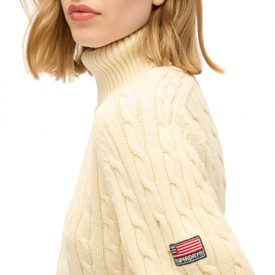 SLOUCHY CABLE ROLL NECK ΠΛΕΚΤΟ ΓΥΝΑΙΚΕΙΟ SLOUCHY CABLE ROLL NECK ΠΛΕΚΤΟ ΓΥΝΑΙΚΕΙΟ