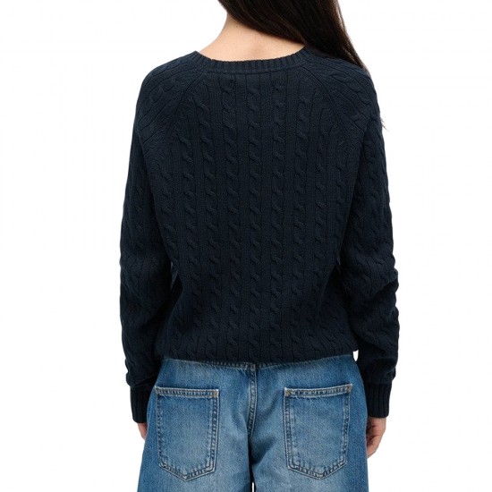 D2 OVIN SLOUCHY CABLE FLAG KNIT ΠΛΕΚΤΟ ΓΥΝΑΙΚΕΙΟ