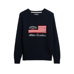 D2 OVIN SLOUCHY CABLE FLAG KNIT ΠΛΕΚΤΟ ΓΥΝΑΙΚΕΙΟ