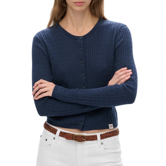 D1 OVIN MICRO CABLE CARDIGAN ΠΛΕΚΤΟ ΓΥΝΑΙΚΕΙΟ