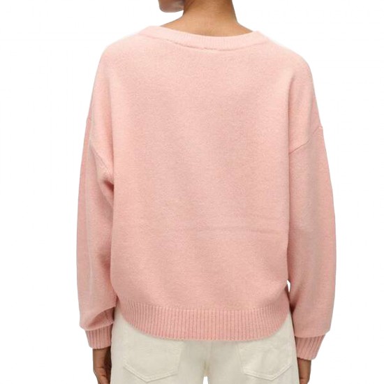 D1 STUD SLOUCHY CREW NECK JUMPER ΠΛΕΚΤΟ ΓΥΝΑΙΚΕΙΟ