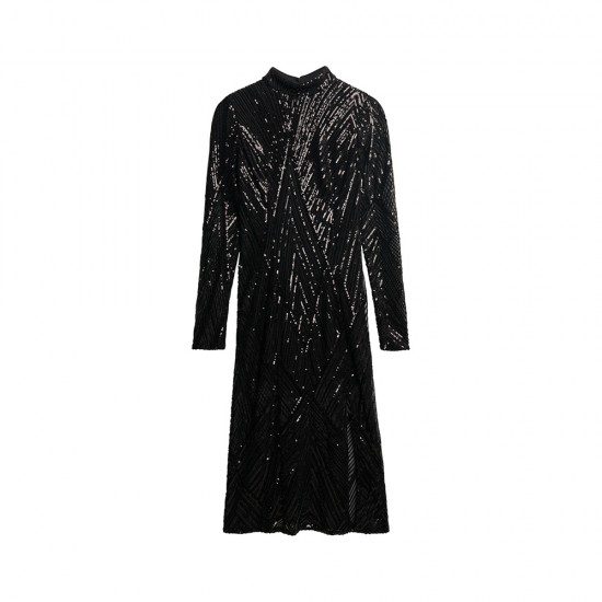 D3 STUD OPEN BACK LS MIDI DRESS ΦΟΡΕΜΑ ΓΥΝΑΙΚΕΙΟ D3 STUD OPEN BACK LS MIDI DRESS ΦΟΡΕΜΑ ΓΥΝΑΙΚΕΙΟ