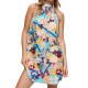 D2 OVIN SLEEVELESS PRINTED MINI DRESS ΦΟΡΕΜΑ ΓΥΝΑΙ