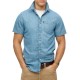 D1 STUD ESSENTIAL S/S DENIM SHIRT ΠΟΥΚΑΜΙΣΟ ΑΝΔΡΙΚ D1 STUD ESSENTIAL S/S DENIM SHIRT ΠΟΥΚΑΜΙΣΟ ΑΝΔΡΙΚ
