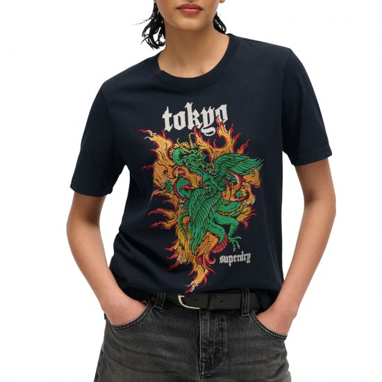 D1 OVIN VL TOKYO RELAXED TEE ΜΠΛΟΥΖΑ ΓΥΝΑΙΚΕΙΟ