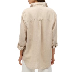 D2 STUD CASUAL LINEN BOYFRIEND SHIRT ΠΟΥΚΑΜΙΣΟ ΓΥΝ