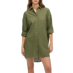 D2 STUD IBIZA LONGLINE BEACH SHIRT ΠΟΥΚΑΜΙΣΟ ΓΥΝΑΙ