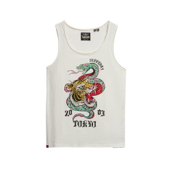 D2 OVIN NEO TRAD TATTOO SCOOPNECK TANK ΜΠΛΟΥΖΑ ΓΥΝ