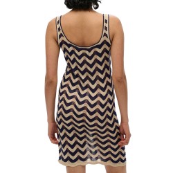 D3 OVIN ZIGZAG KNIT MINI DRESS ΦΟΡΕΜΑ ΓΥΝΑΙΚΕΙΟ