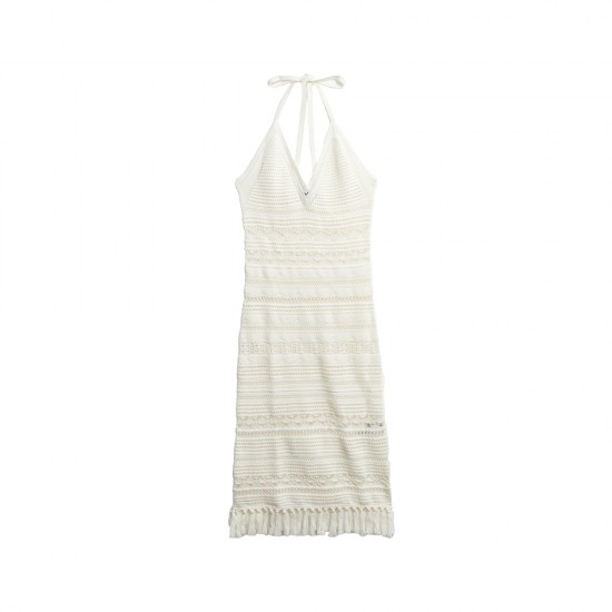 D3 STUD CROCHET TASSEL MIDI DRESS ΦΟΡΕΜΑ ΓΥΝΑΙΚΕΙΟ D3 STUD CROCHET TASSEL MIDI DRESS ΦΟΡΕΜΑ ΓΥΝΑΙΚΕΙΟ