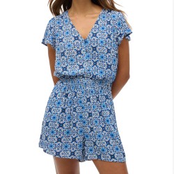 D2 OVIN SS PRINTED PLAYSUIT ΦΟΡΕΜΑ ΓΥΝΑΙΚΕΙΟ