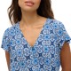D2 OVIN SS PRINTED PLAYSUIT ΦΟΡΕΜΑ ΓΥΝΑΙΚΕΙΟ