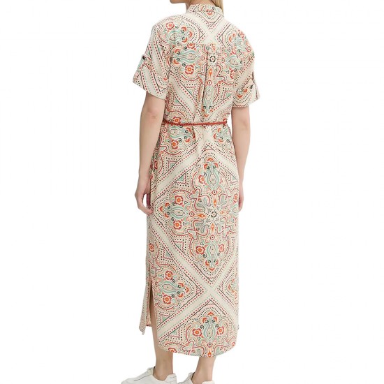 D2 STUD LINEN SHIRT MAXI DRESS ΦΟΡΕΜΑ ΓΥΝΑΙΚΕΙΟ