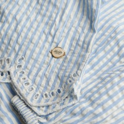 D2 OVIN BRODERIE TIERED MINI DRESS ΦΟΡΕΜΑ ΓΥΝΑΙΚΕΙ