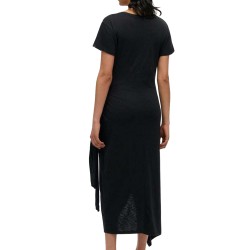 D1 STUD SLUB MIDI WRAP DRESS ΦΟΡΕΜΑ ΓΥΝΑΙΚΕΙΟ