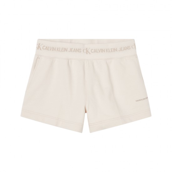 CALVIN KLEIN LOGO TRIM KNIT SHORT ΓΥΝΑΙΚΑ