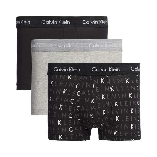 CALVIN KLEIN LOW RISE TRUNK 3PKT UNDERWEAR BOXER