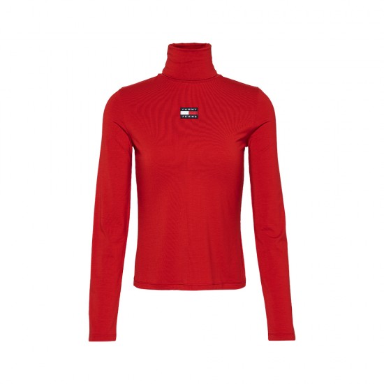 TOMMY JEANS SLIM BADGE TURTLENECK ΓΥΝΑΙΚΕΙΟ TOMMY JEANS SLIM BADGE TURTLENECK ΓΥΝΑΙΚΕΙΟ