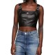 TOMMY JEANS CRP BUCKLE PLEATHER TOP ΓΥΝΑΙΚΕΙΟ