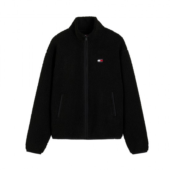TOMMY JEANS TJM RLX BADGE ZIP-THRU TEDDY EXT ΑΝΔΡA TOMMY JEANS TJM RLX BADGE ZIP-THRU TEDDY EXT ΑΝΔΡA