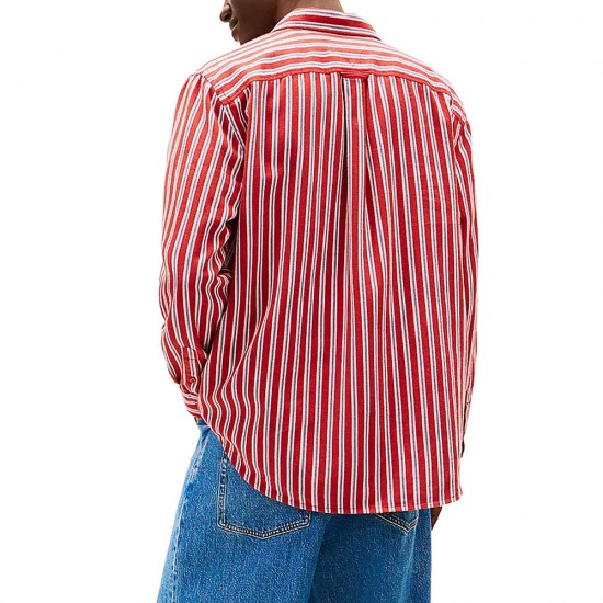 TOMMY JEANS RLX STRIPE TWILL SHIRT ΑΝΔΡΙΚΟ