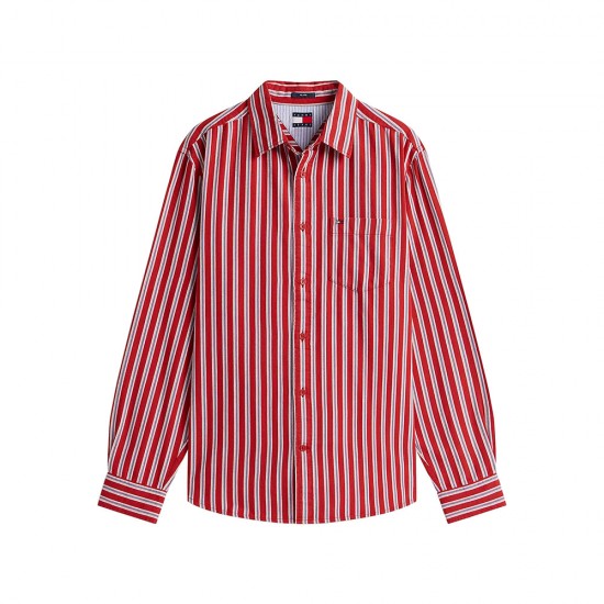 TOMMY JEANS RLX STRIPE TWILL SHIRT ΑΝΔΡΙΚΟ
