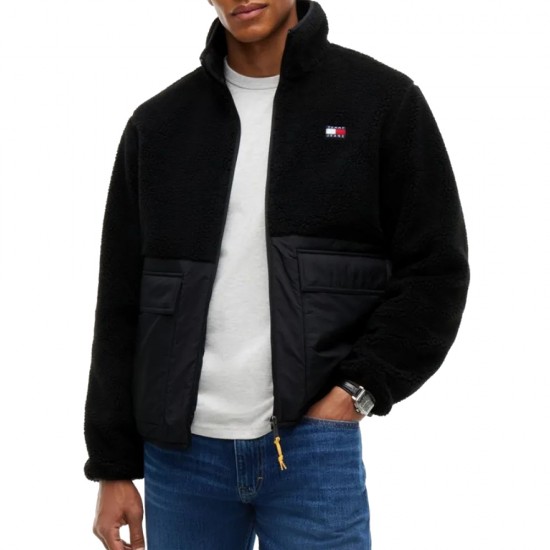 TOMMY JEANS ESSENTIAL MIX TEDDY JACKET ΑΝΔΡΙΚΟ