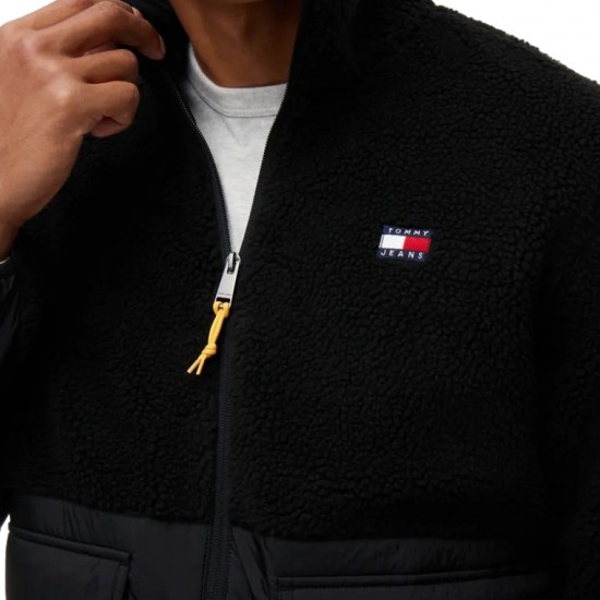 TOMMY JEANS ESSENTIAL MIX TEDDY JACKET ΑΝΔΡΙΚΟ