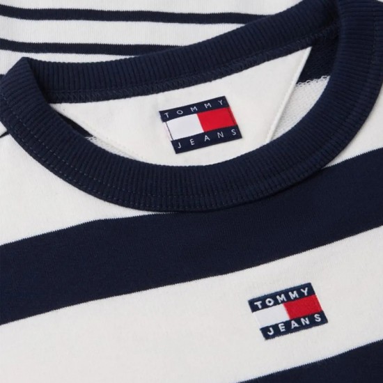 TOMMY JEANS RLX BADGE STRIPE CREW ΓΥΝΑΙΚΕΙΟ