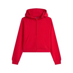 TOMMY JEANS TJW BXY S FLAG ZIP THRU HOODIE ΓΥΝΑΙΚ