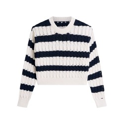TOMMY JEANS TJW LOOSE CABLE SWEATER EXT ΓΥΝΑΙΚΕΙΟ