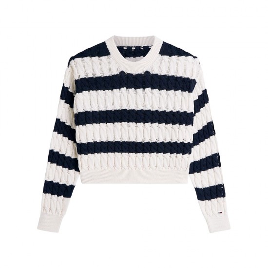 TOMMY JEANS TJW LOOSE CABLE SWEATER EXT ΓΥΝΑΙΚΕΙΟ TOMMY JEANS TJW LOOSE CABLE SWEATER EXT ΓΥΝΑΙΚΕΙΟ
