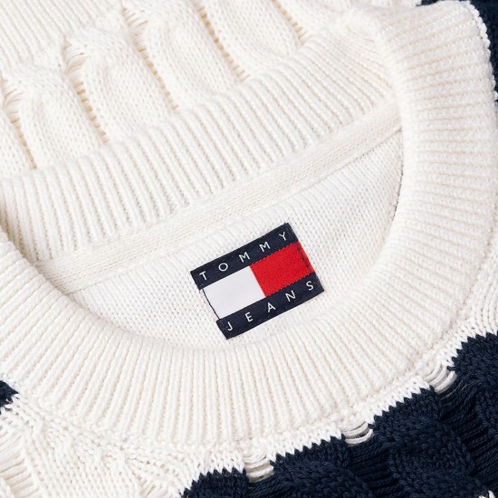 TOMMY JEANS TJW LOOSE CABLE SWEATER EXT ΓΥΝΑΙΚΕΙΟ TOMMY JEANS TJW LOOSE CABLE SWEATER EXT ΓΥΝΑΙΚΕΙΟ