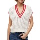 TOMMY JEANS TJW TIPPING V NECK CABLE VEST ΓΥΝΑΙΚΕΙ TOMMY JEANS TJW TIPPING V NECK CABLE VEST ΓΥΝΑΙΚΕΙ